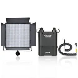 1 лот Godox LED 1000c Сменные Видео С PB960 Батарея пакет и LX Мощность кабель для Камера видео фотографии