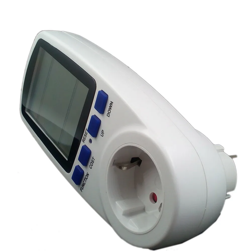 ЕС Plug цифровой анализатор тока монитор тестер электронный ваттметр измеритель энергии измеритель тока кВт-ч выключатель питания 0-16A
