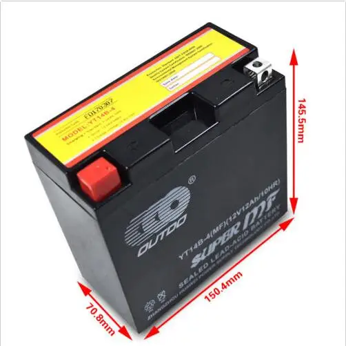 Аккумулятор AGM для Hyosung GV650 SE 650cc/ ST7 700cc 12 В 12ah|battery for|batteries batteriesbattery battery |