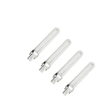 4 шт. 365nm U Форма УФ лампы трубки замена подходит 9 Вт 36 Вт УФ гель лак для ногтей Art леча свет