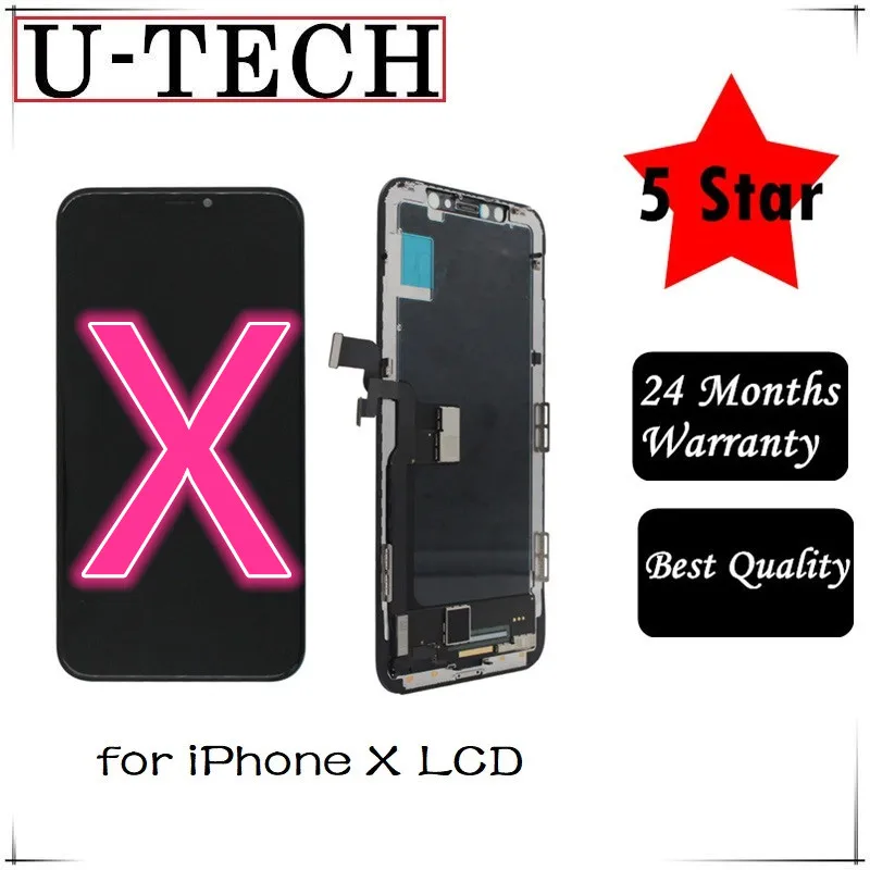 Gansta класс AAA Качество черный для iPhone X 5 8 &quotЖК-дисплей + сенсорный экран дигитайзер