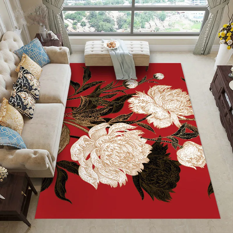 الحديثة الحد الأدنى الريفية نمط السجاد لغرفة المعيشة غرفة نوم كبيرة منطقة السجاجيد طاولة شاي حصيرة سميكة الراقية مخصص السجاد /tapis