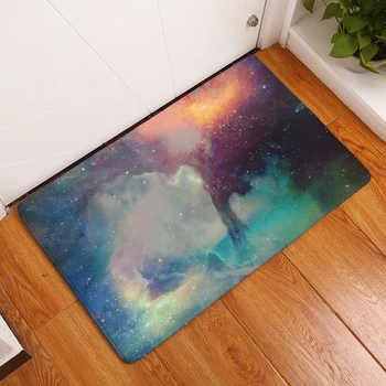 

Doormat Carpets Starry Sky Print Mats Floor Kitchen Bathroom Rugs 40X60 50X80cm