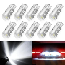 10 шт. Автомобильный светодиодный T10 194 168 2825 W5W светодиодный лампы для Cree чипа для освещения номерного знака, также стояночного положения лампы внутреннего освещения