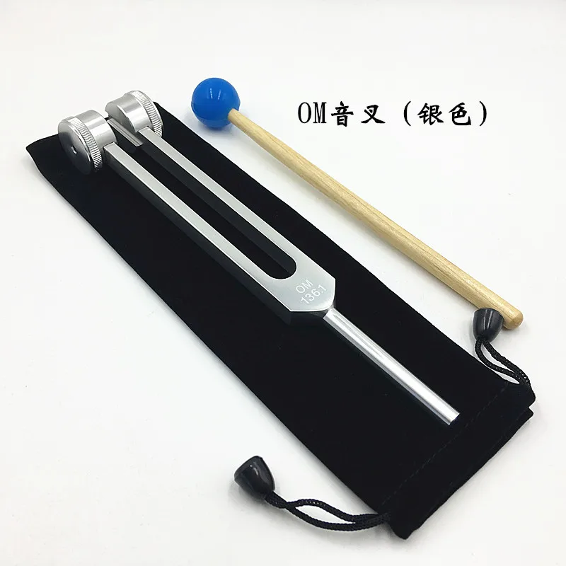 

Chakra tuning fork OM 136.1Hz chakra tuning fork high-frequency crystal tuning fork purifying energy body tuning fork