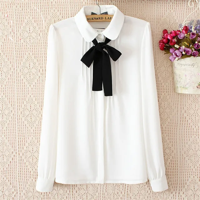 Aliexpress.com : Buy Fashion female elegant bow tie white