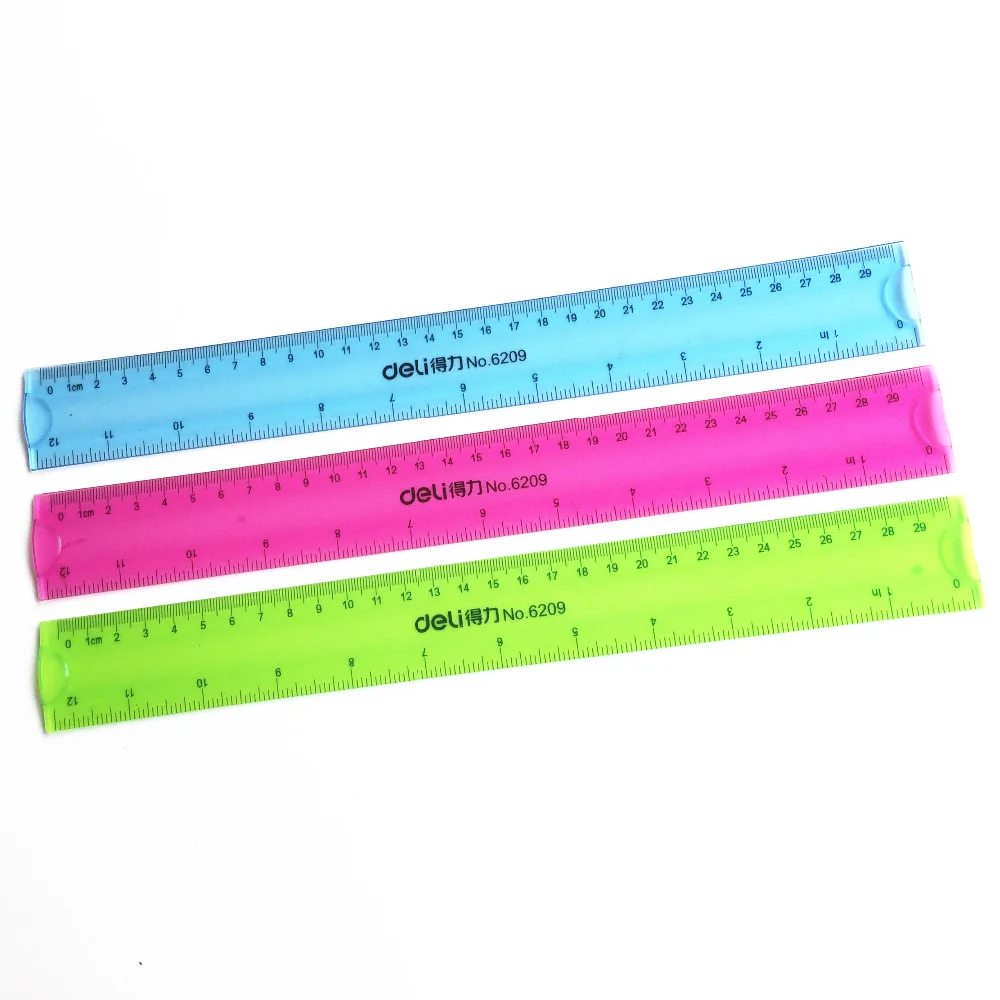 multicolor Regla flexible de 20 cm 1 unidad Nysunshine