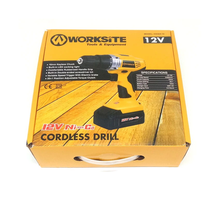 Worksite 12V Screwdriver Cordless Drill CD304 In Pakistan