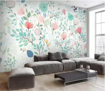 

3D Floral Wallpaper Mural Fresh Small Flowers Wall Murals Wall Decals Wall Paper Rolls Nursery Living Room Wallpapers