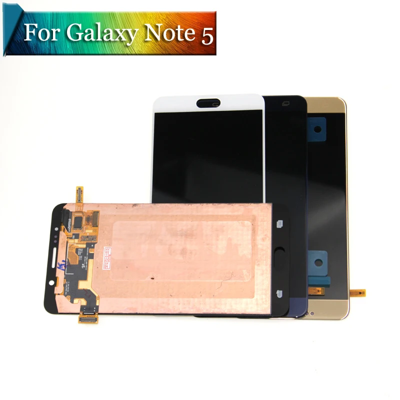 Супер Amoled LCD для Samsung Galaxy Note5 N920T N920A N920I N920G сенсорный экран дигитайзер сборка