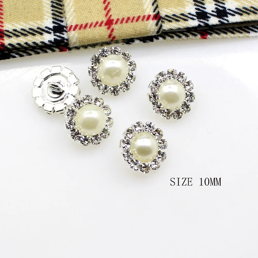 

ZMASEY Fashion 10mm Shank Buttons For Clothing 10Pcs/Lot Sewing decorative Bra Shank Button diy Clothing Accessories Sale Price