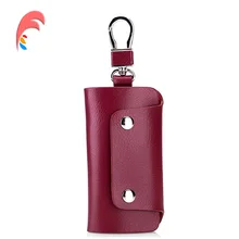 MIUMOFOX винтажный кошелек для ключей из натуральной кожи женские чехлы для ключей с цепочкой кейс на молнии сумка брелок для ключей для мужчин Организатор ключей экономки