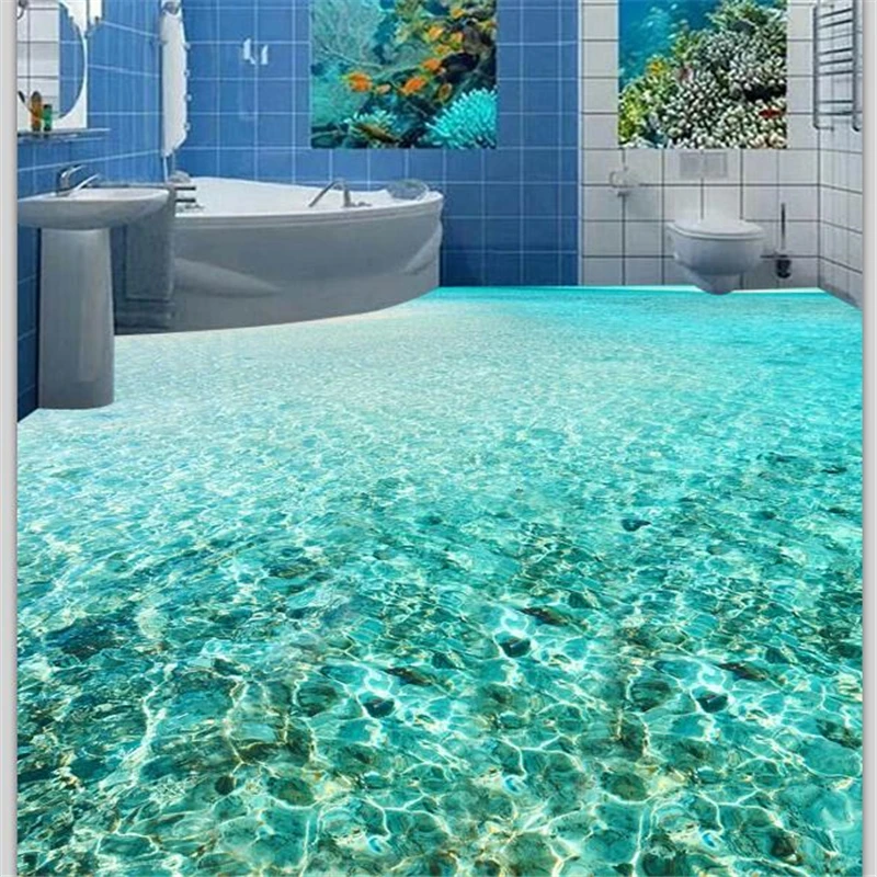 3d напольное покрытие beibehang морская вода пульсация гостиная спальня украшение