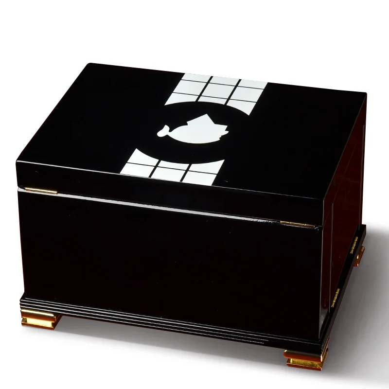 Импорт сигары увлажняющий коробка мягкий кедрового дерева фортепианной краской большая двуспальная кровать-ла хьюмидор коробка для хранения