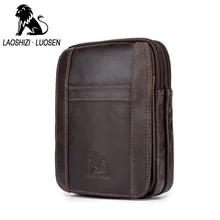 Брендовые Дизайнерские повседневные сумки из натуральной кожи с ремнем мужская сумка на талию пояс для хранения денег Сумки для телефонов портативные маленькие поясные сумки