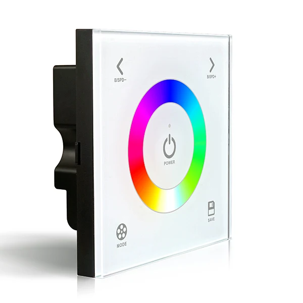 DX3 Touch Panel Wall Mount RGB LED controle dmx Controller 2.4G RF