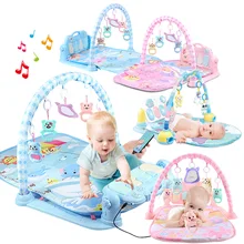 Детский игровой коврик с дистанционным управлением, Детский Электрический Фитнес-рамка, музыкальная игра, педаль пианино, свет для сна, упражнение, кресло-качалка