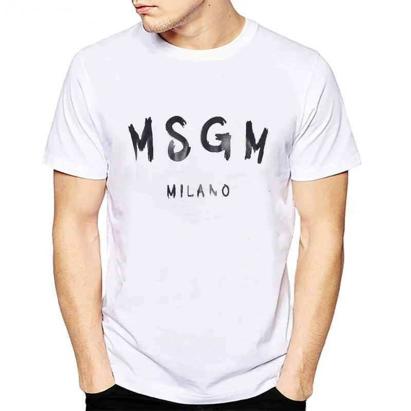 VOGUE lette Printed MSGM футболка Женская Мужская Tumblr Graphic Tees женские футболки больших размеров с круглым вырезом летние топы Прямая поставка - Цвет: x70921