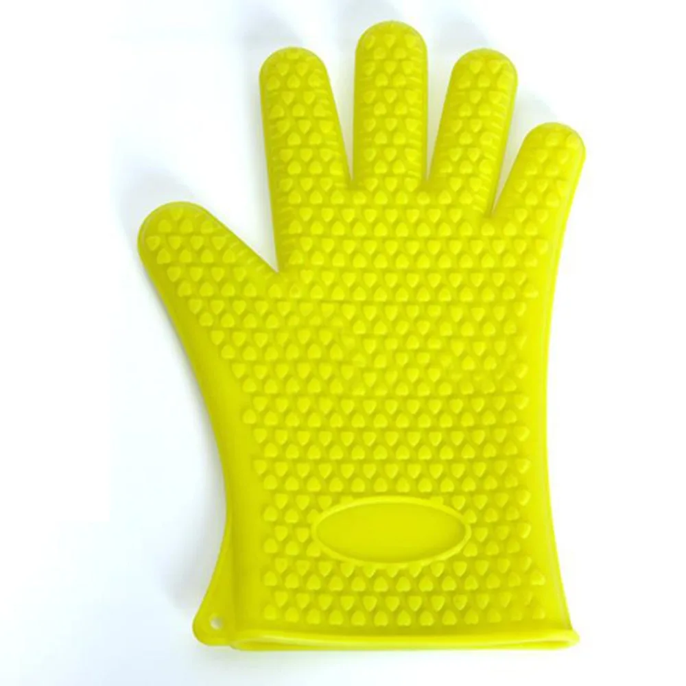 Термостойкие силиконовые перчатки для духовки перчатки для барбекю перчатки для выпечки Кухонные перчатки для барбекю Кухонные гаджеты толстые кухонные перчатки для приготовления пищи