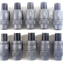 10 шт./лот использовать для Neutrik NL4FC профессиональный 4-х ядерный разъем Speakon Разъем для динамиков-серый