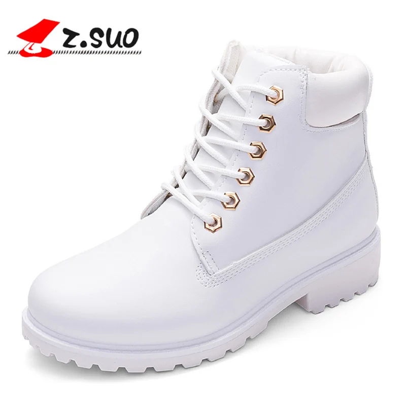 

2019 Winter Warm Women Boots with Fur PU Leather Lace-up Ankle Snow Boots for Lady Girl Comfortable Women Shoes Big Size:36-41