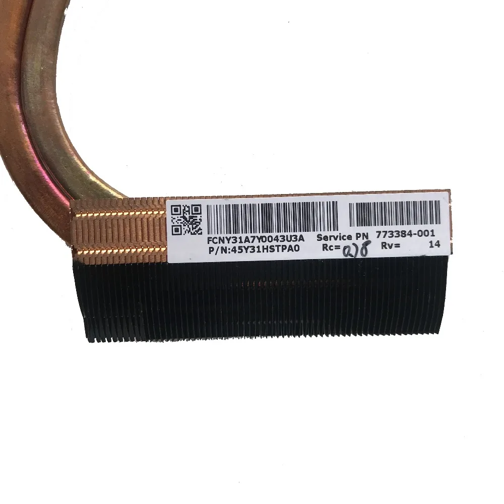 Оригинал для HP 17 K 15 15T M7 радиатор охлаждения процессора 773384 001 45Y31HSTPA0 100%