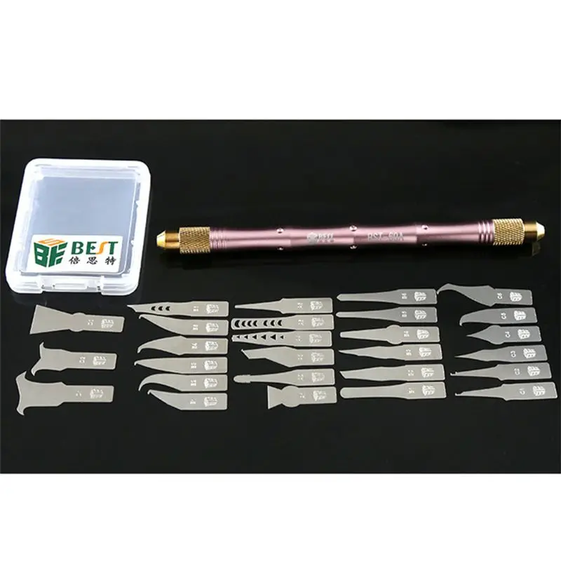  27 in 1 Multifunktionale Werkzeug Set für BGA iPhone CPU CHIP IC Wartung und Entfernung Kleber Zerl