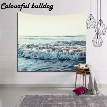 

Sea Scenery Tapestry Print Beach Towel Mandala Wall Hanging Rectangle 150x130cm and 150x200cm Mandala Tapestry arazzo da parete