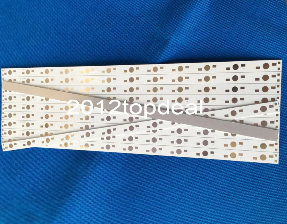 10 шт. алюминиевая печатная плата 30 см x 1 для светодиодов серии 12x1 Вт 3 5 Вт|led flourescent
