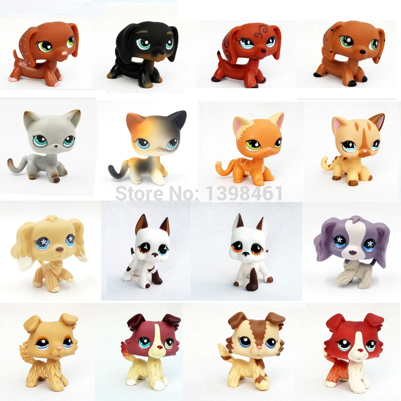font b pet b font shop lps toys standing short hair cat 5 littlest dog