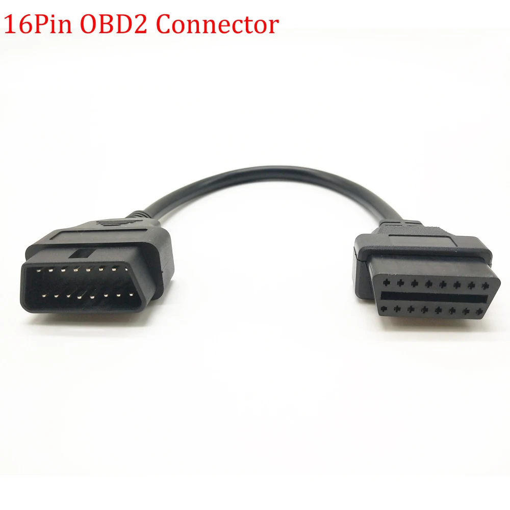 

Universal Car OBD2 Extension Cable 16 Pin OBDII OBD 2 EOBD Extend 16pin Female to Male Connector for Car Diagnostic Tool