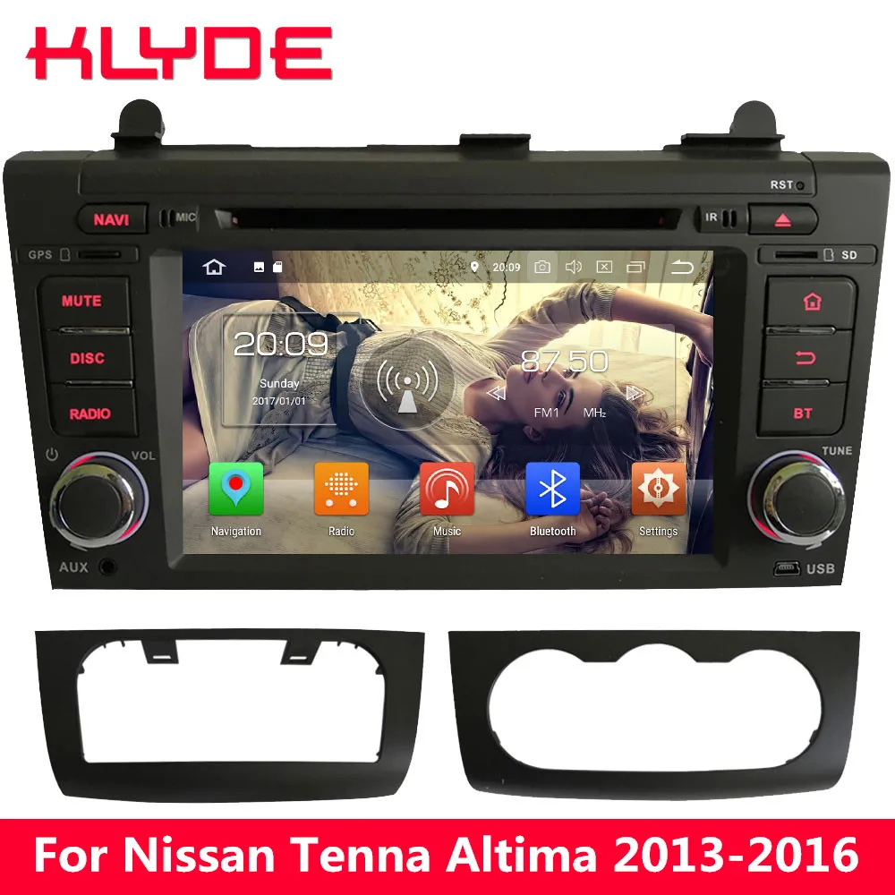 

KLYDE 4G Octa Core 4GB RAM 32GB ROM Android 8.0 7.1 Car DVD Player Radio Stereo GPS Navigation For Nissan Tenna Altima 2013-2016
