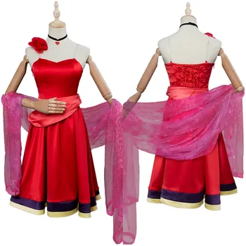 

Persona 5 Cosplay Anne Takamaki Cosplay Costume Masquerade Red Wedding Dress Halloween Carnival Cosplay Costumes