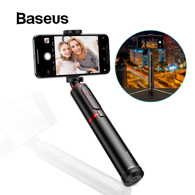 Baseus Wireless Bluetooth Selfie Stick with Extendable Monopod Remote