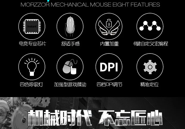 Новая мода, 6 кнопок, 3200 dpi, USB Проводная профессиональная игровая мышь, оптическая геймерская мышь, Мыши для ПК, ноутбука, компьютера, Pro Gamer