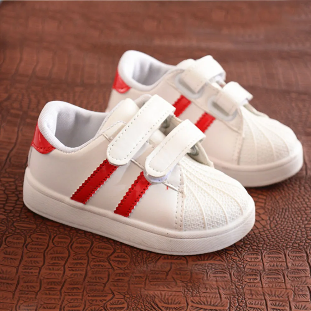 Kids Shoes Soft Chaussure Enfant Casual Sport Girls Shoes 2019 Autumn Spring Striped Kids Sneakers Breathable Children Shoes