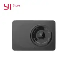 YI компактный Камера 1080P Full HD автомобиля Cam Регистраторы шахматная доска с 2,7 дюймов ЖК-дисплей Экран 130 WDR Объектив G-Сенсор Ночное видение черный