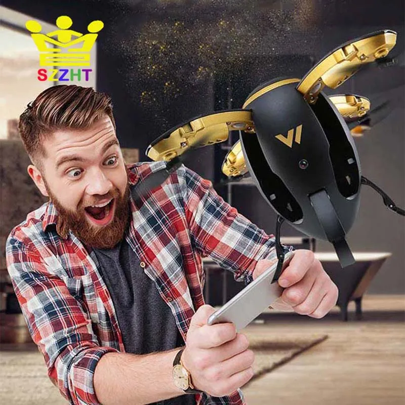Складной Радиоуправляемый мини вертолет игрушки для селфи Wi Fi управление через