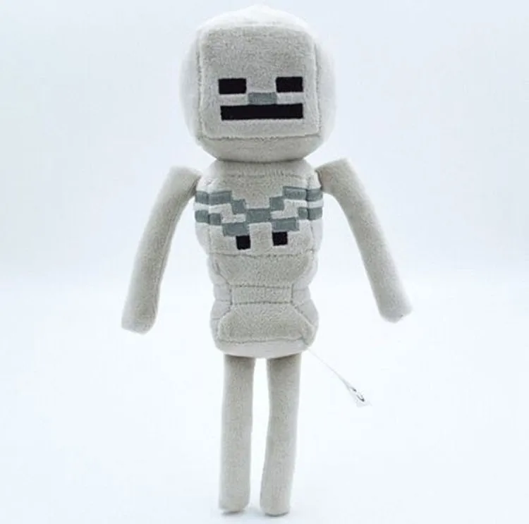 

1 Piece/lot Minecraft Plush Skeleton Zombie Doll Toys For Children,Minecraft Skeleton Plush Doll Toys