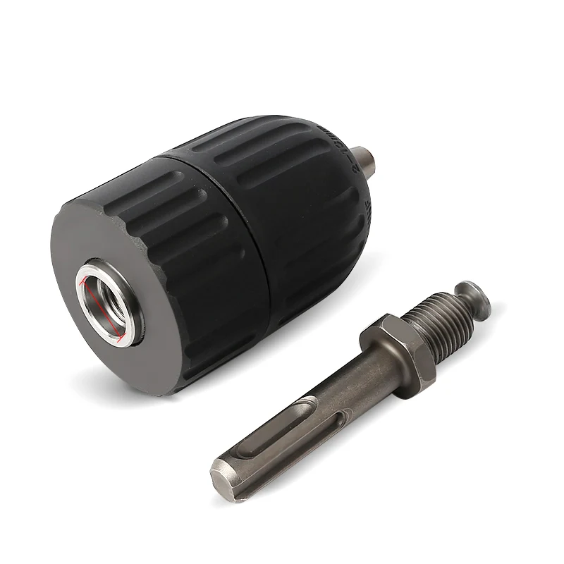 HOEN Drill Chuck Keyless Drilling Quick Change Bit Adapter Converter