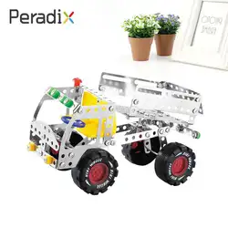 Собрать Пластик + металлостроительства грузовик творческий Строительство Модель игрушки