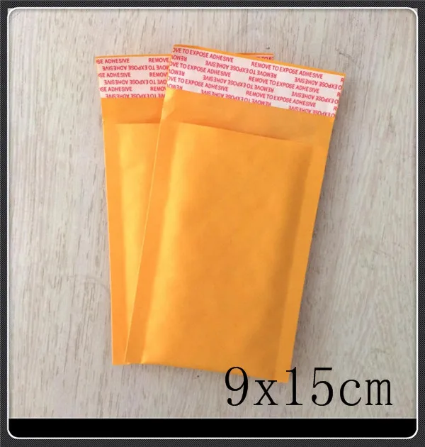 Wholesale 100pcs 9X15cm 3.5"x5.9" Small Manufacturer Kraft bags bubble
