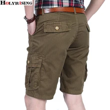 Holyrising мужские шорты с карманами короткие Masculino хлопковые полосатые Roupas свободные бермуды Masculina Дышащие Бодибилдинг 18715-5