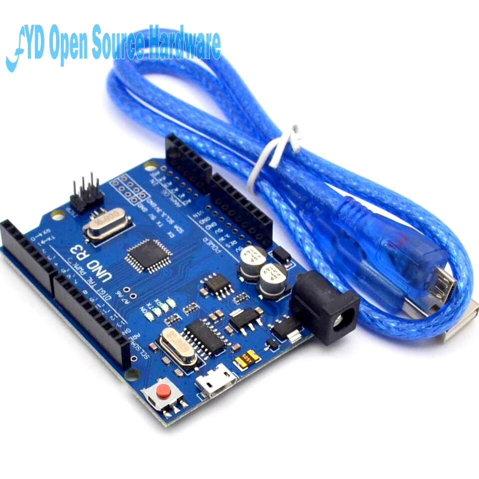 1set 2017 UNO R3 ATmega328P Development board with CH340G USB Driver and  USB Cable