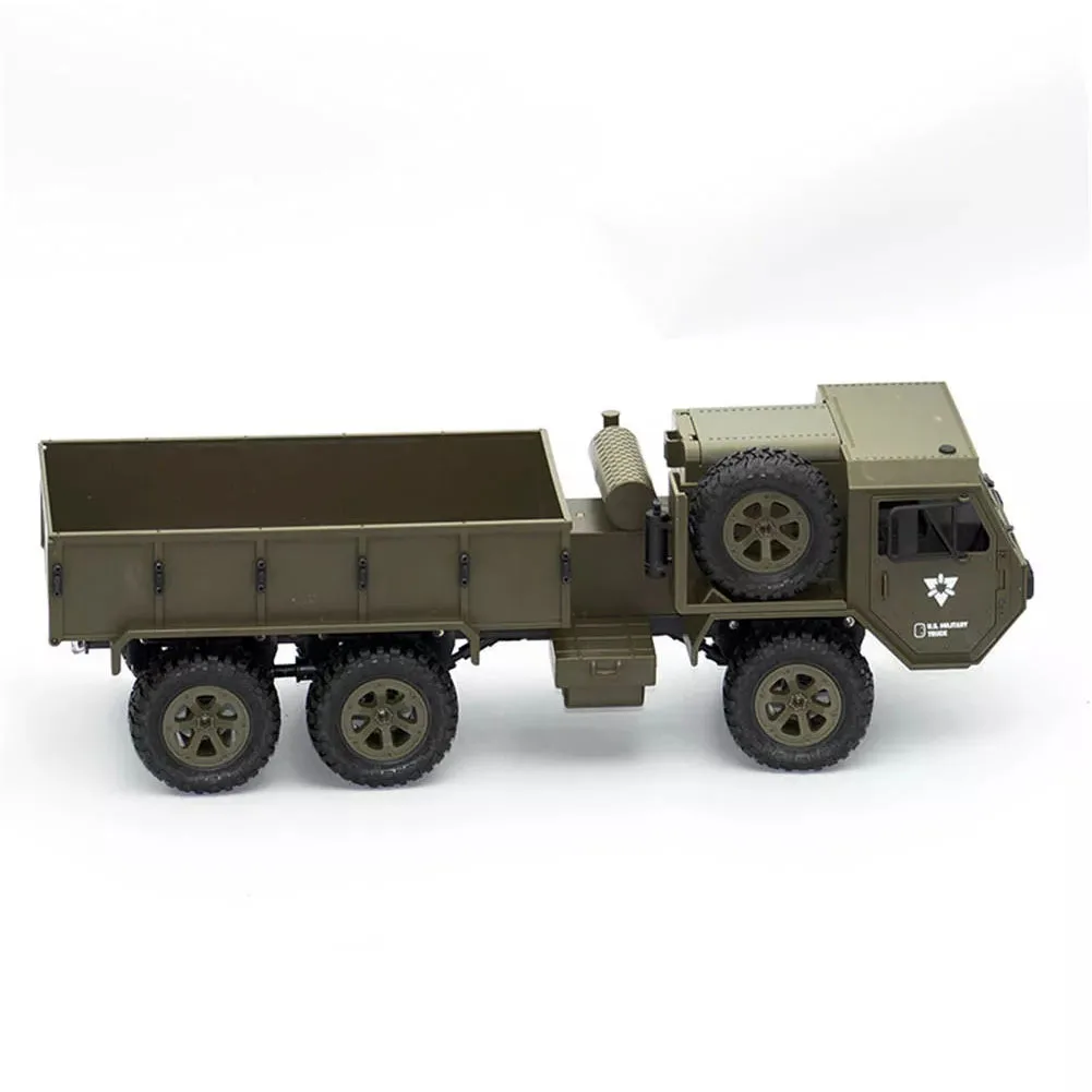 

FY004A 1:16 6WD Off Road Boys 2.4G Children Racing Hobby Gift Funny RC Car Proportional Army Truck Model Toys Lightweight
