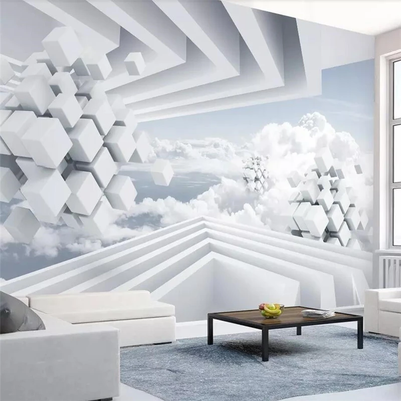Wellyu пользовательские обои papel де сравнению 3D фотообои Творческий абстрактный