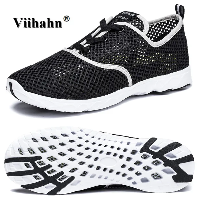 Women's Breathable Mesh Lace Up Quick Drying Aqua Water Shoes Women's Breathable Mesh Lace Up Quick Drying Aqua Water Shoes