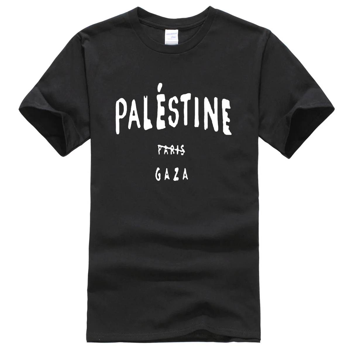 

Lasting Charm Sports T-shirt printed Palestine Paris Gaza funny men's T-shirts hip hop sportwear jersey t shirt