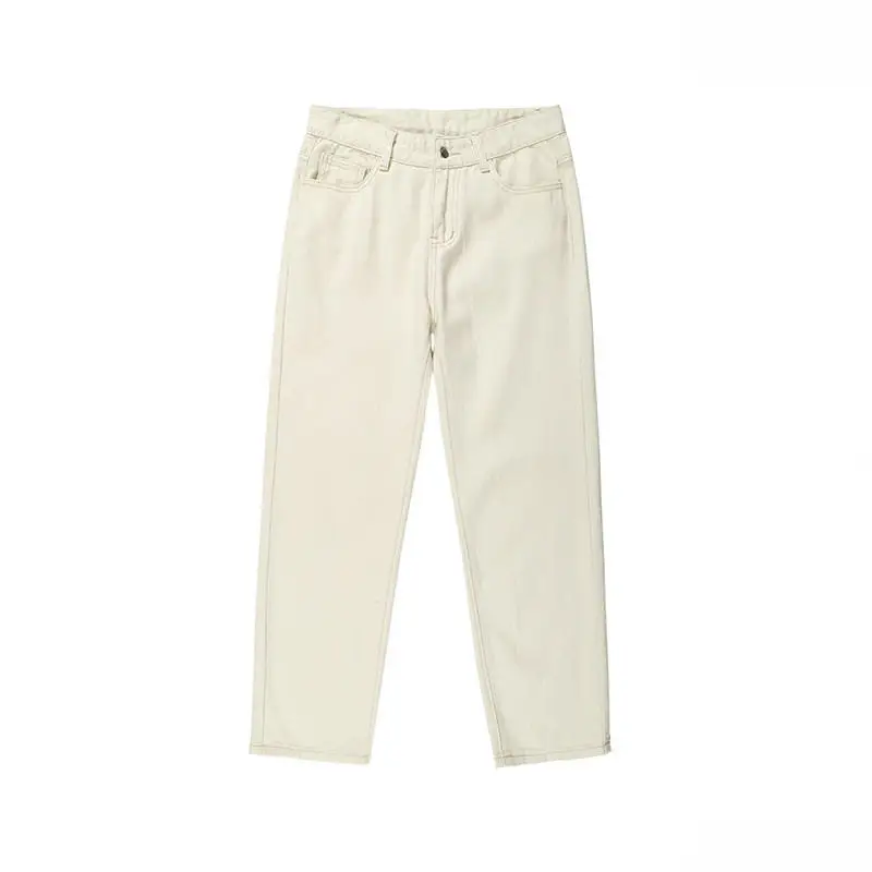 Винтаж Высокая талия женские джинсы штаны-шаровары джинсы-бойфренды Femme Повседневное уличная одежда большого размера черного цвета для мам джинсы Mujer Q1375