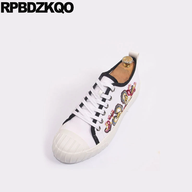 designer canvas sneakers